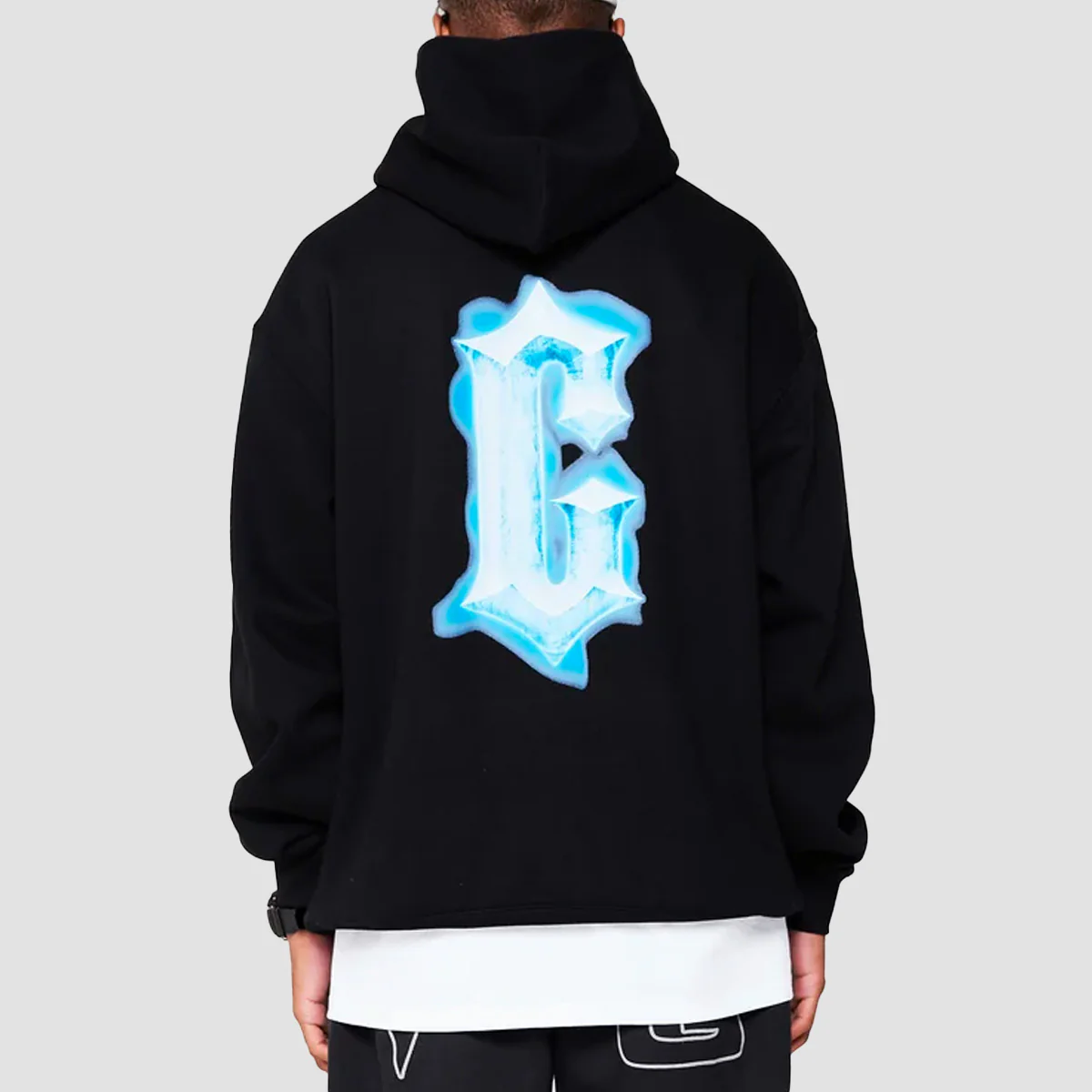 GVNMNT Ice Cold Pullover Hoodie Black - Image 2