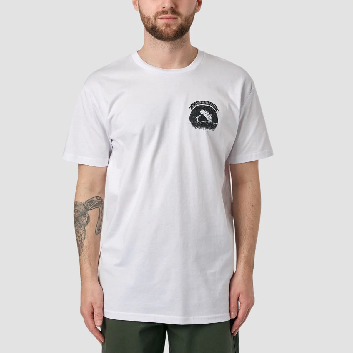 Heathen Ahab T-Shirt White - Image 2
