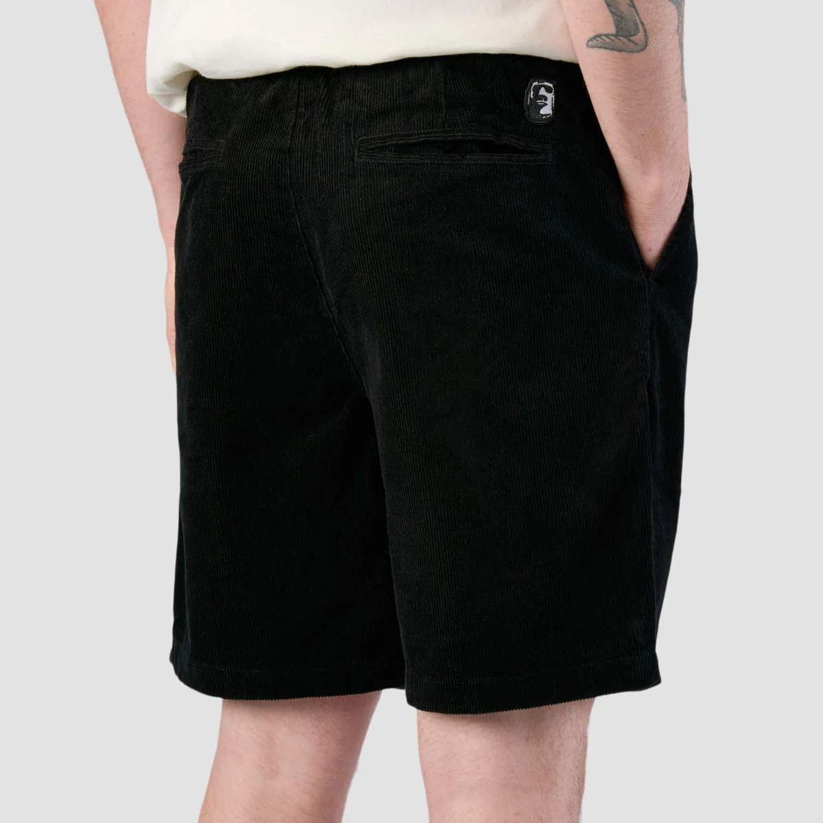 Heathen Atomizer Cord Shorts Black - Image 2