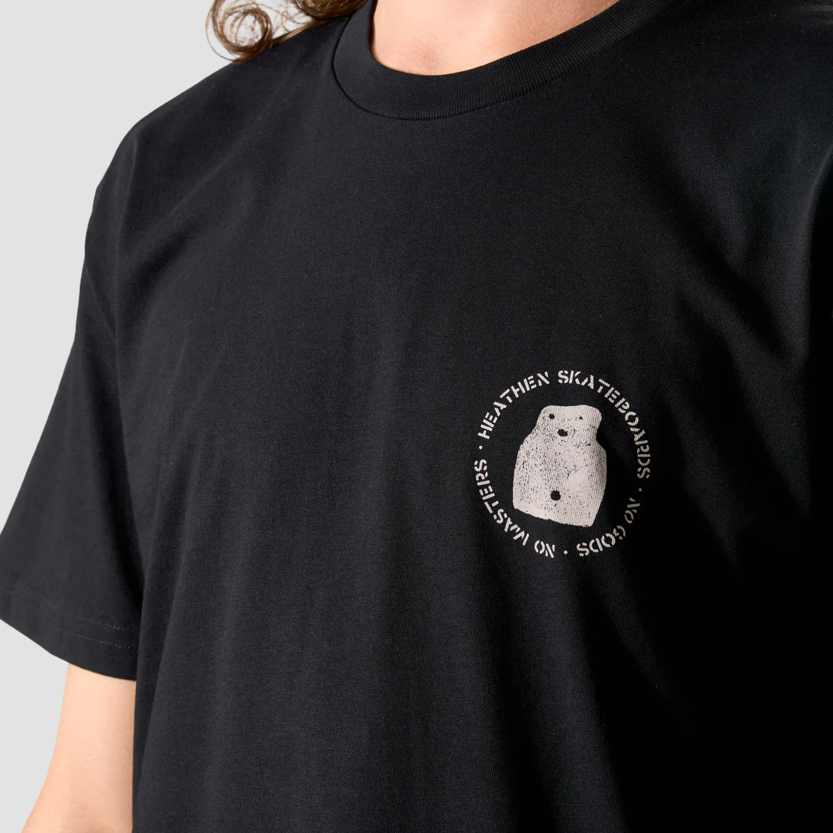 Heathen Buddo T-Shirt Black - Image 3