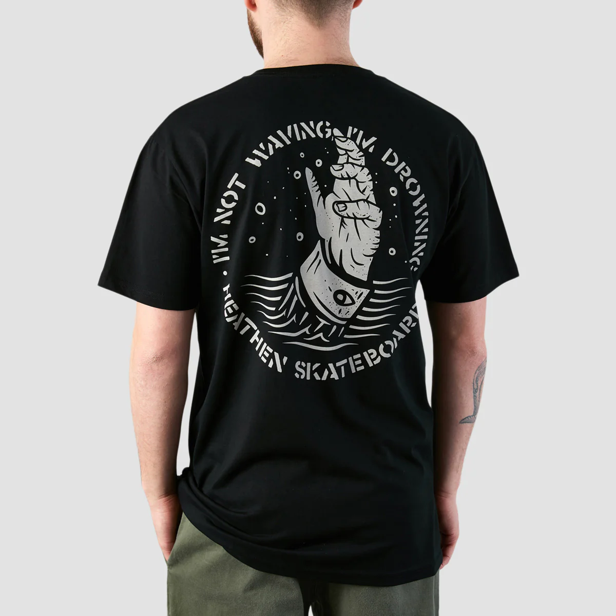 Heathen Drowning T-Shirt Black