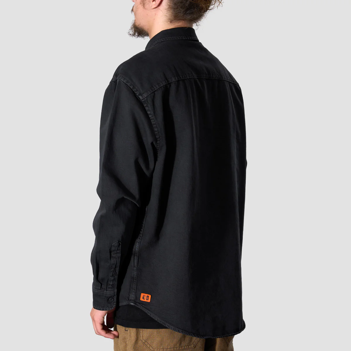 Heathen VG+ Medusa Longsleeve Work Shirt Void Wash - Image 2