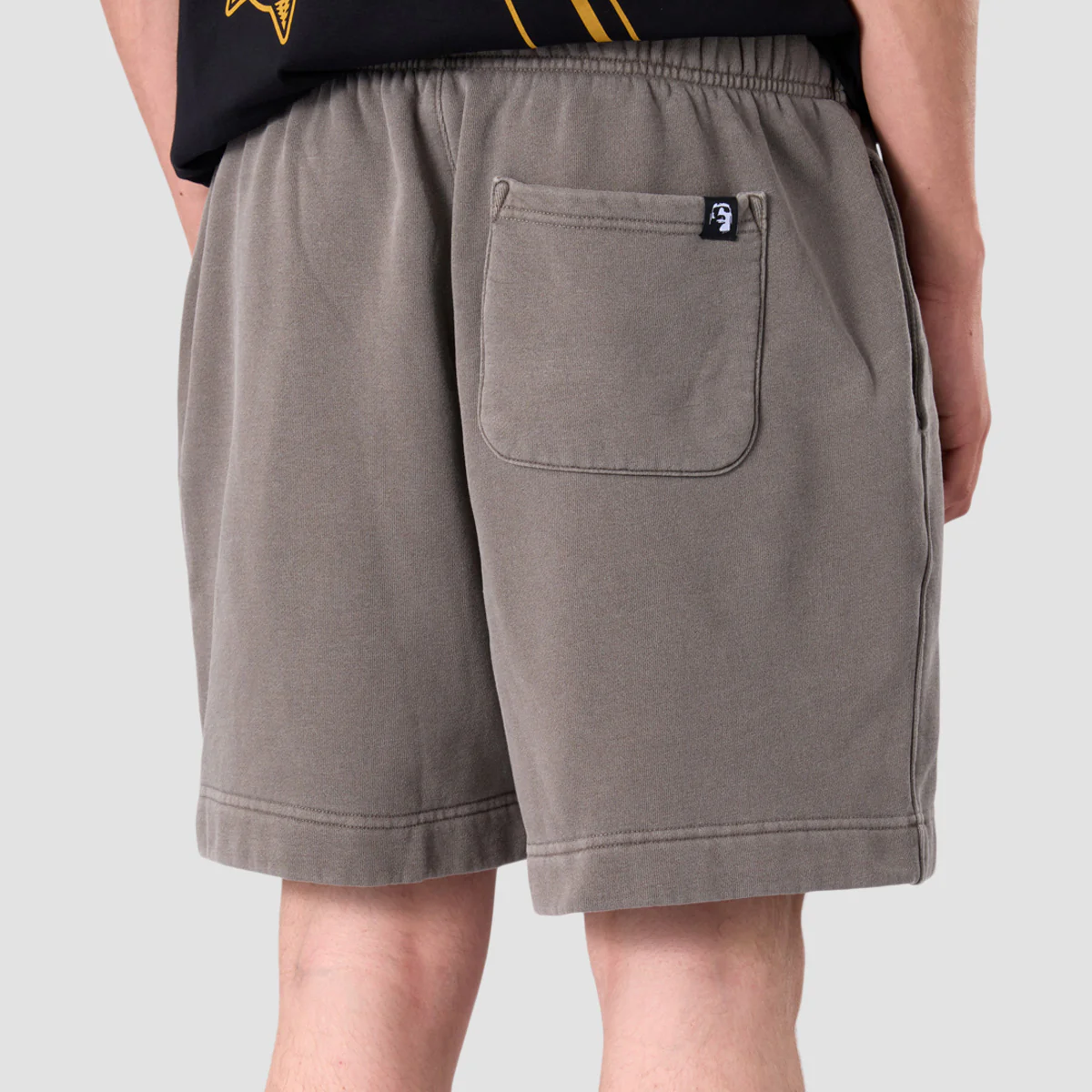 Heathen Sacrificial Dagger Sweat Shorts Faded Grey - Image 2