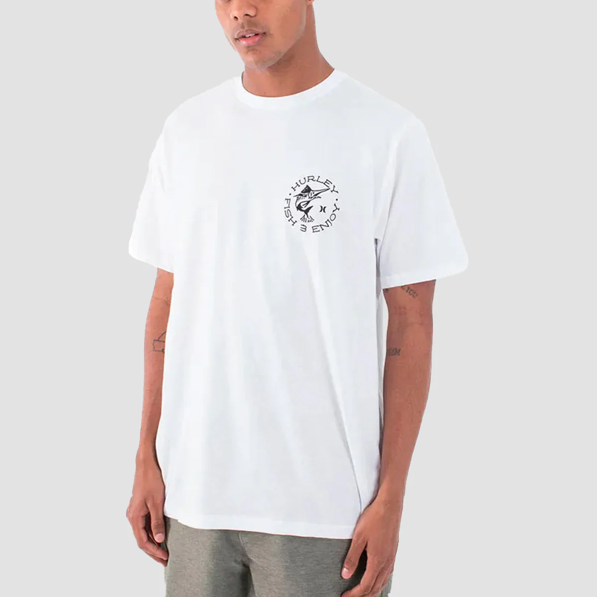 Hurley Bait T-Shirt White - Image 2