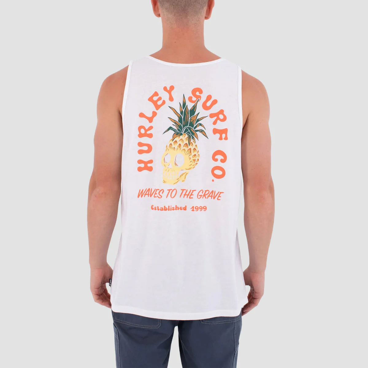 Hurley Berjim Tank Vest White