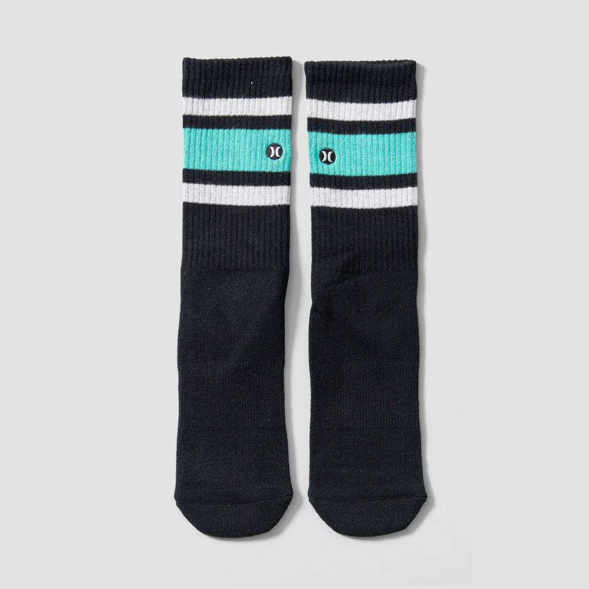 Hurley H2O Dri Stripe Crew Socks Black