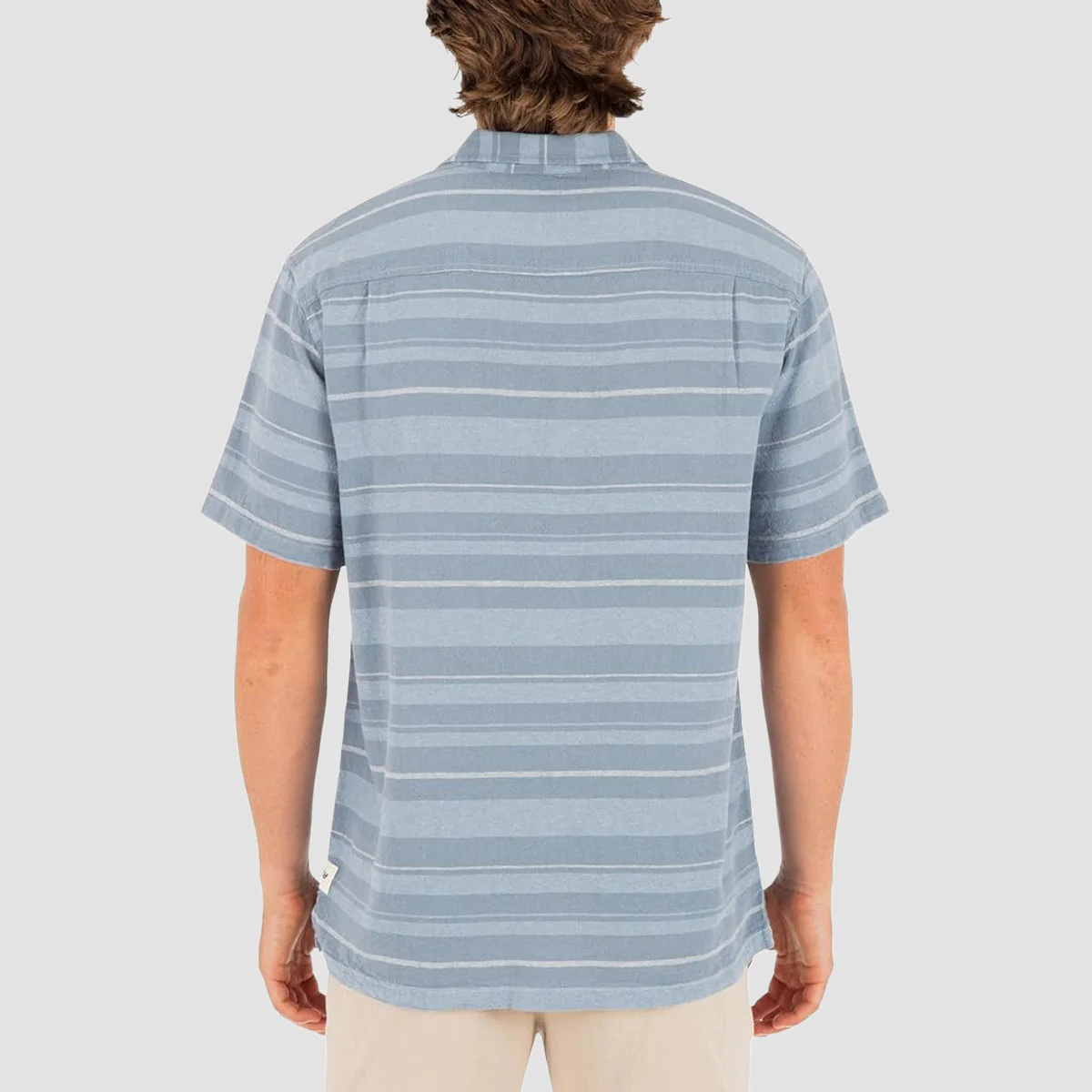 Hurley Oceanside Short Sleeve Shirt Worker Blue - Image 2