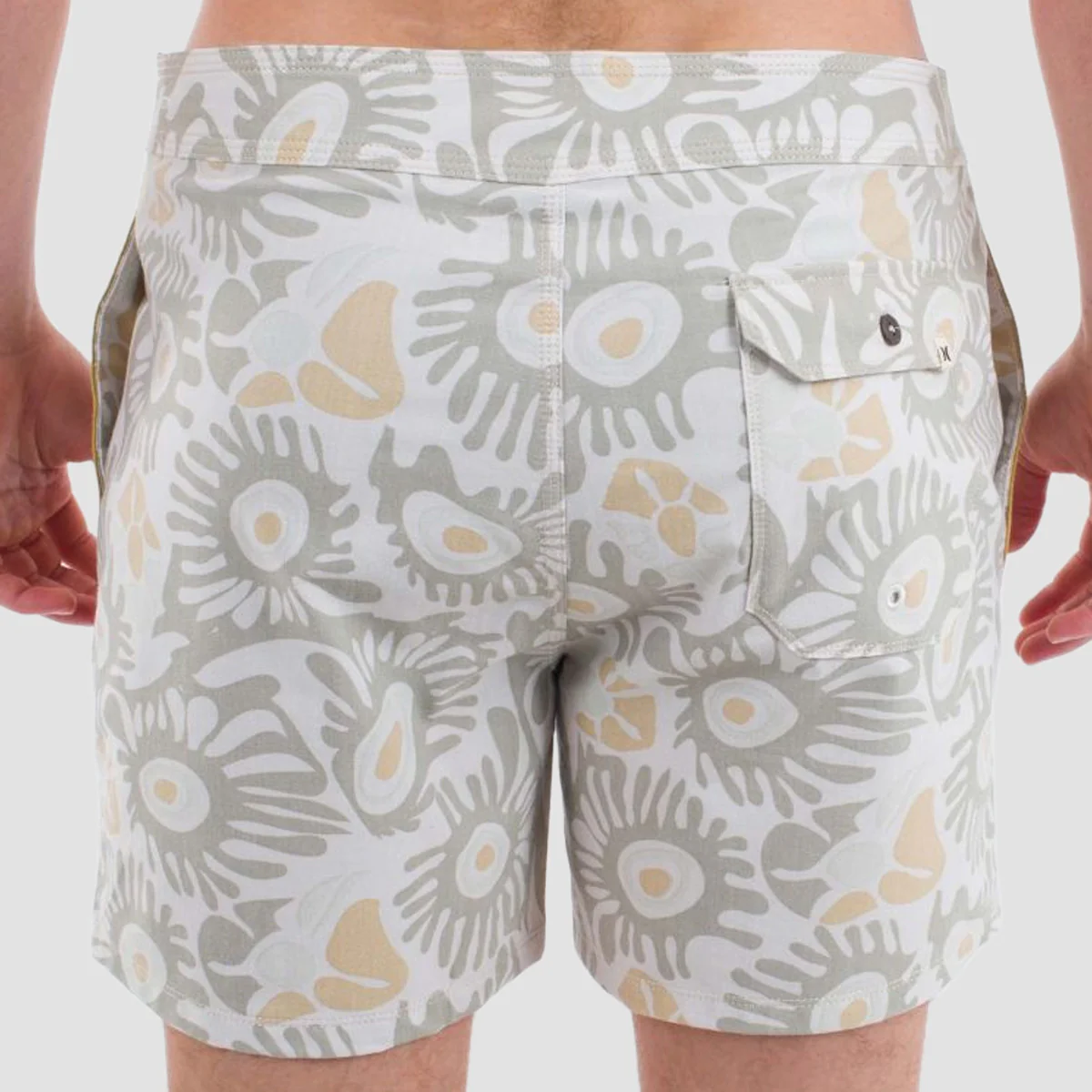 Hurley Phantom Naturals Sessions 16" Boardshorts Barely Bone 2 - Image 2
