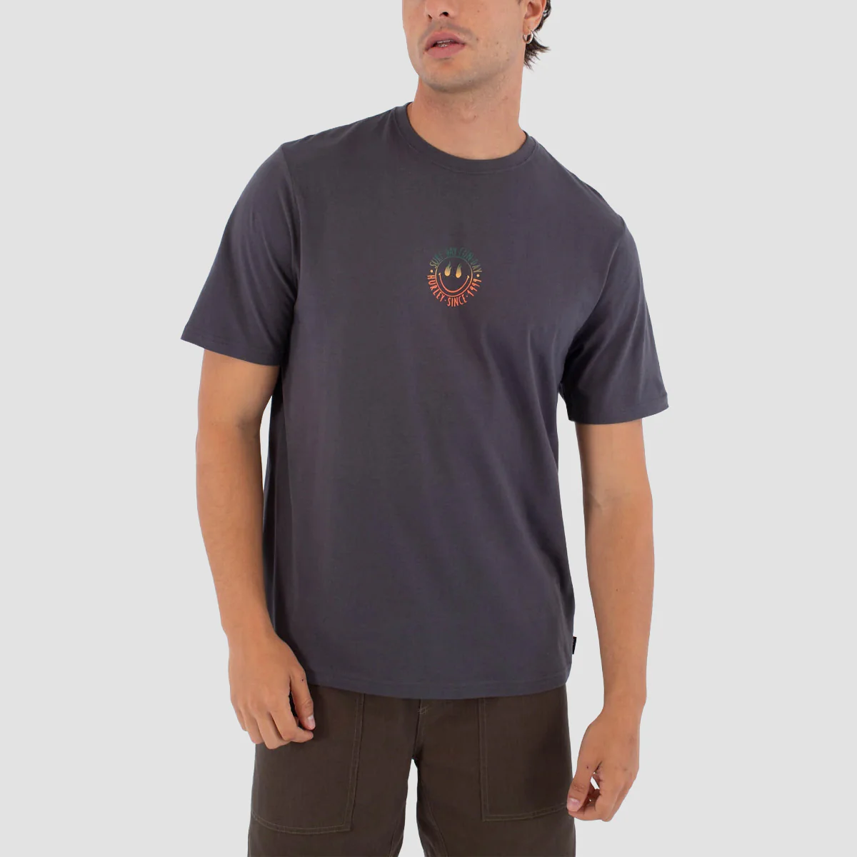 Hurley Rubel T-Shirt Dark Stone Grey
