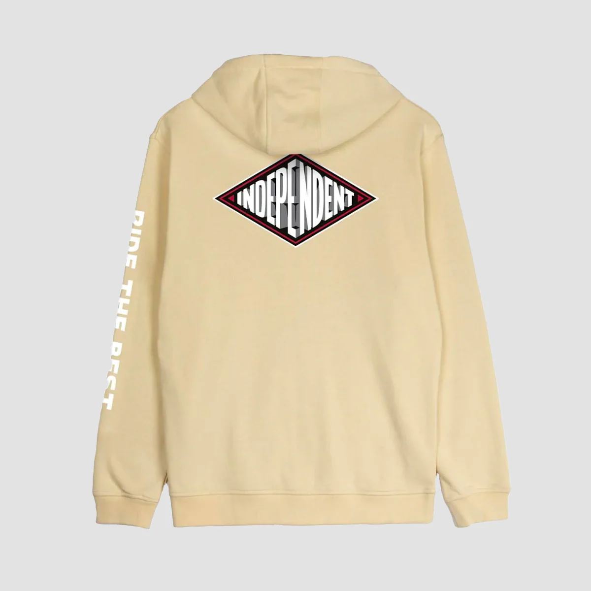Independent Depth Summit Zip Hoodie Sand - Image 2