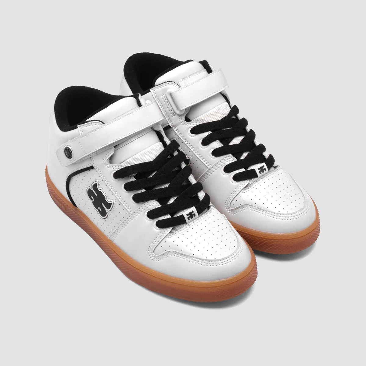 IPATH Grasshopper High Top Shoes - White Leather/Perf - Image 2