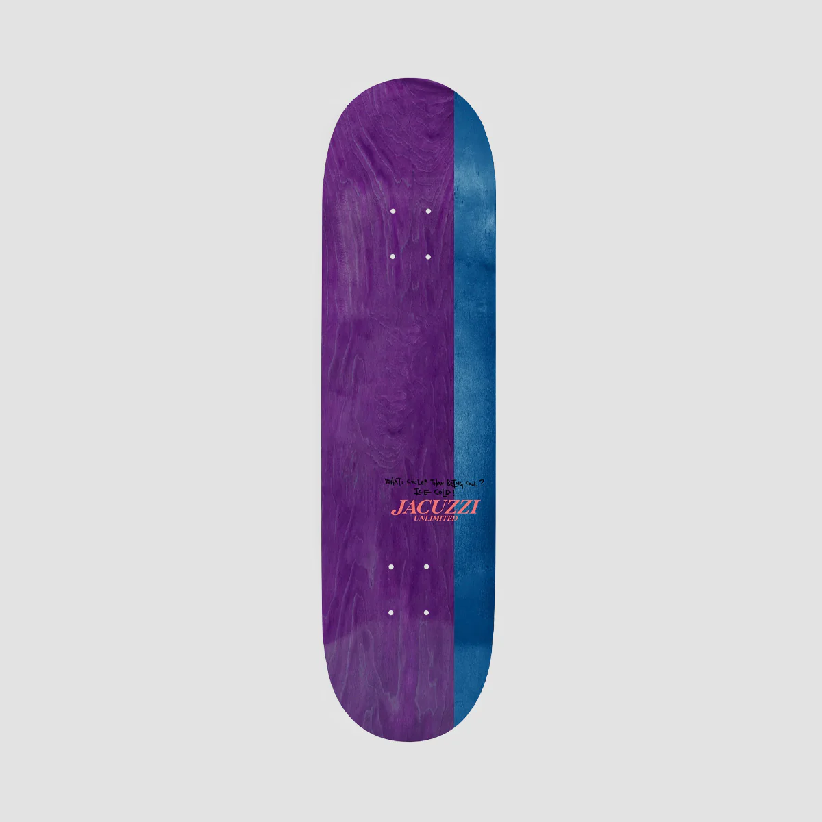 Jacuzzi Ice Font Jet Ski EX7 Skateboard Deck Pink - 8.5" - Image 2