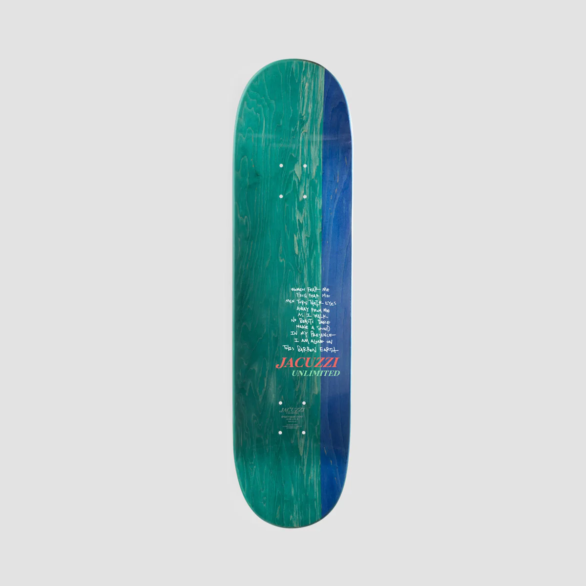 Jacuzzi Unlimited Fish Bowl EX7 Skateboard Deck Sand - 8.25" - Image 2