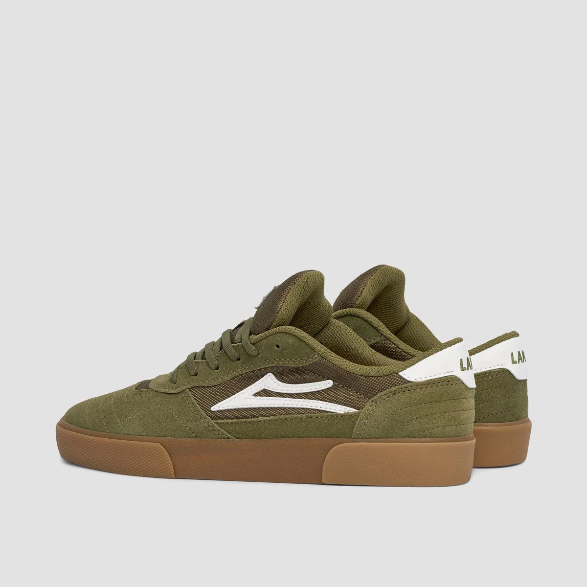 Lakai Cambridge Shoes - Olive Suede - Image 3
