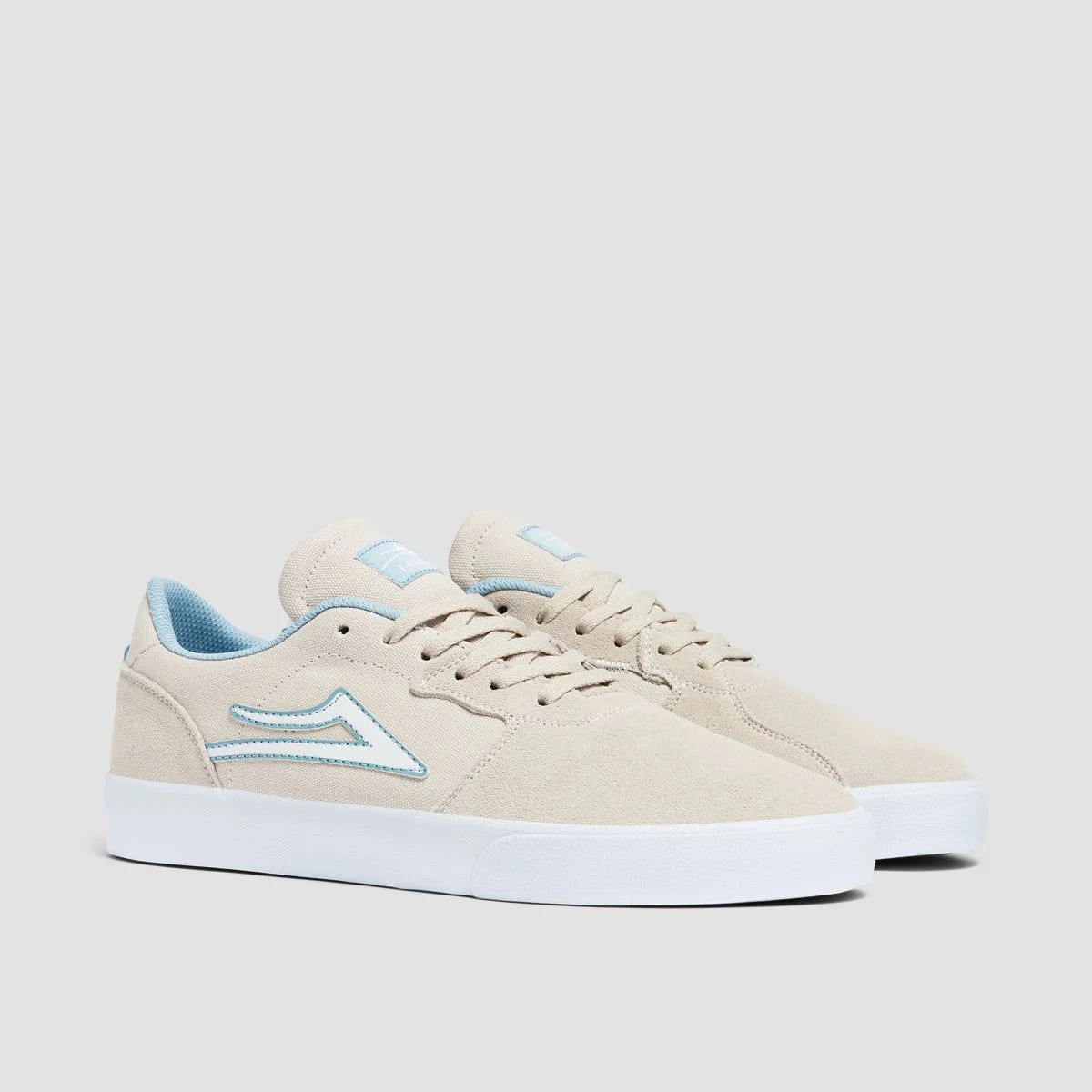 Lakai Cardiff Shoes - Cream Suede - Image 2