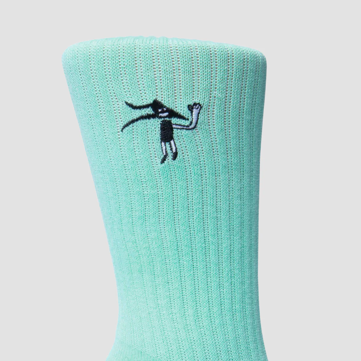 Lakai Flare Face Crew Socks Mint - Image 2
