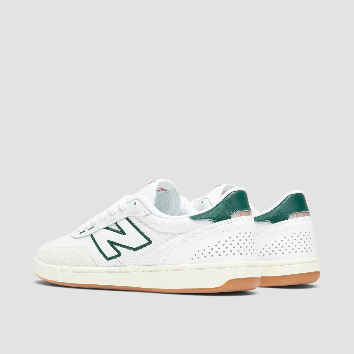 New Balance Numeric 440 V2 Shoes - White/Forest Green - Image 3