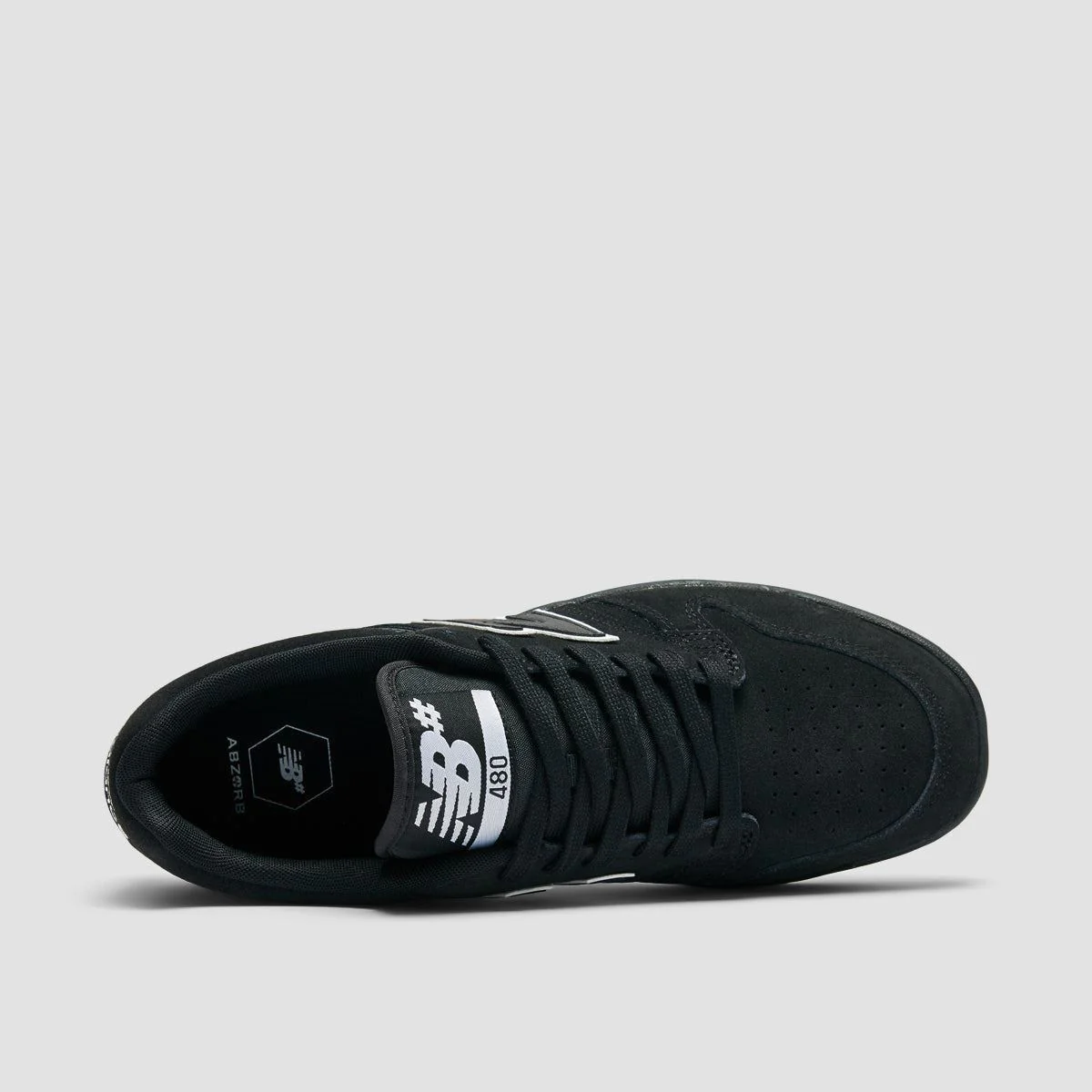 New Balance Numeric 480 Shoes - Black/White - Image 4