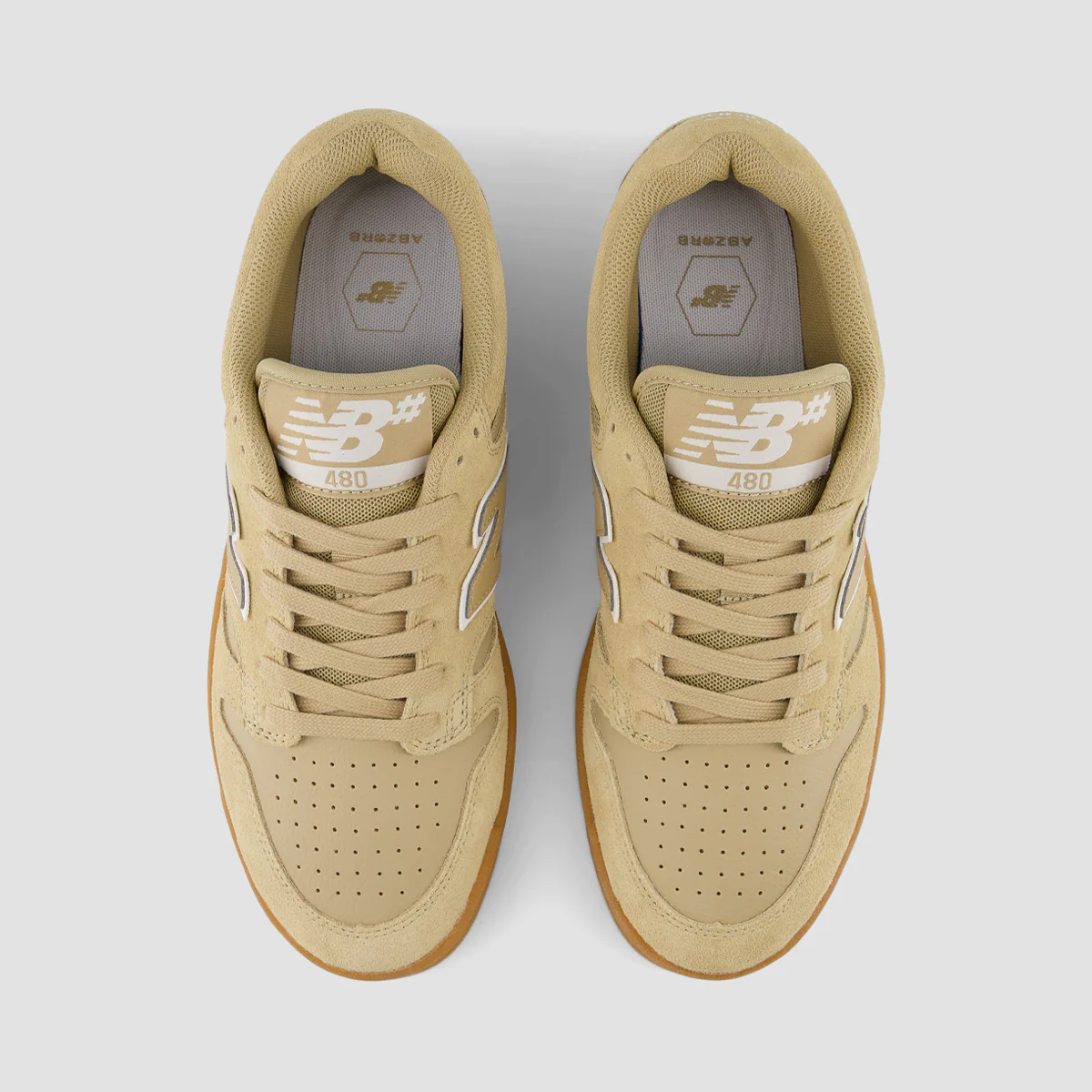 New Balance Numeric 480 Shoes - Incense/White - Image 3