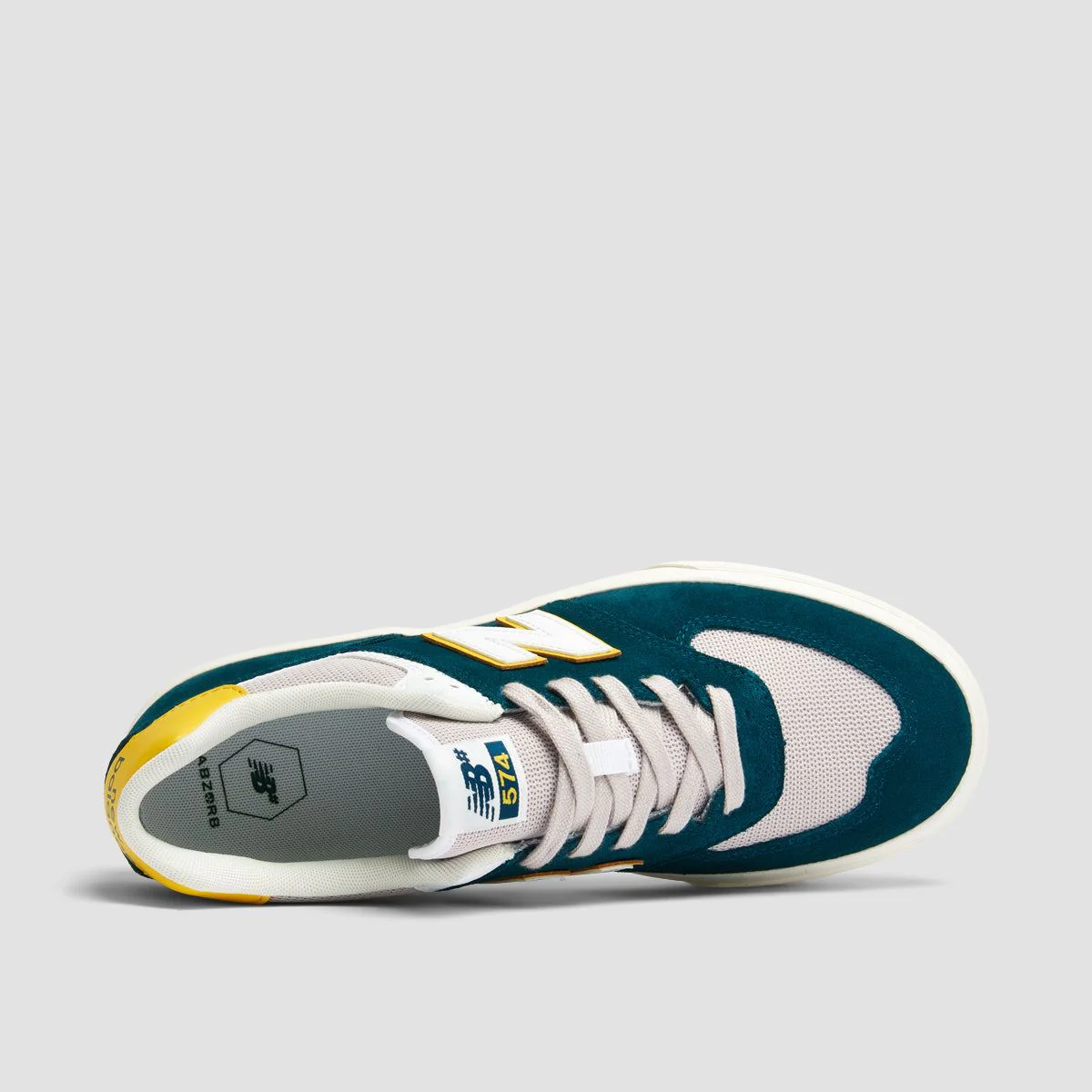 New Balance Numeric 574 Vulc Shoes - Deep Ocean/Sunflower - Image 4