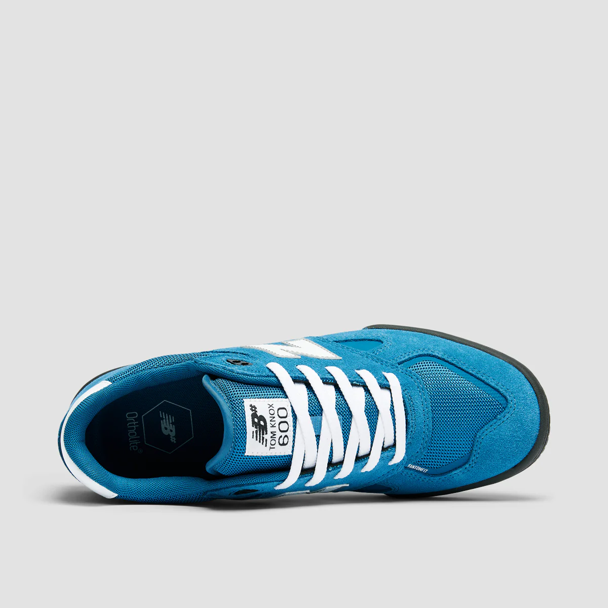 New Balance Numeric 600 Tom Knox Shoes - Elemental Blue/White - Image 4