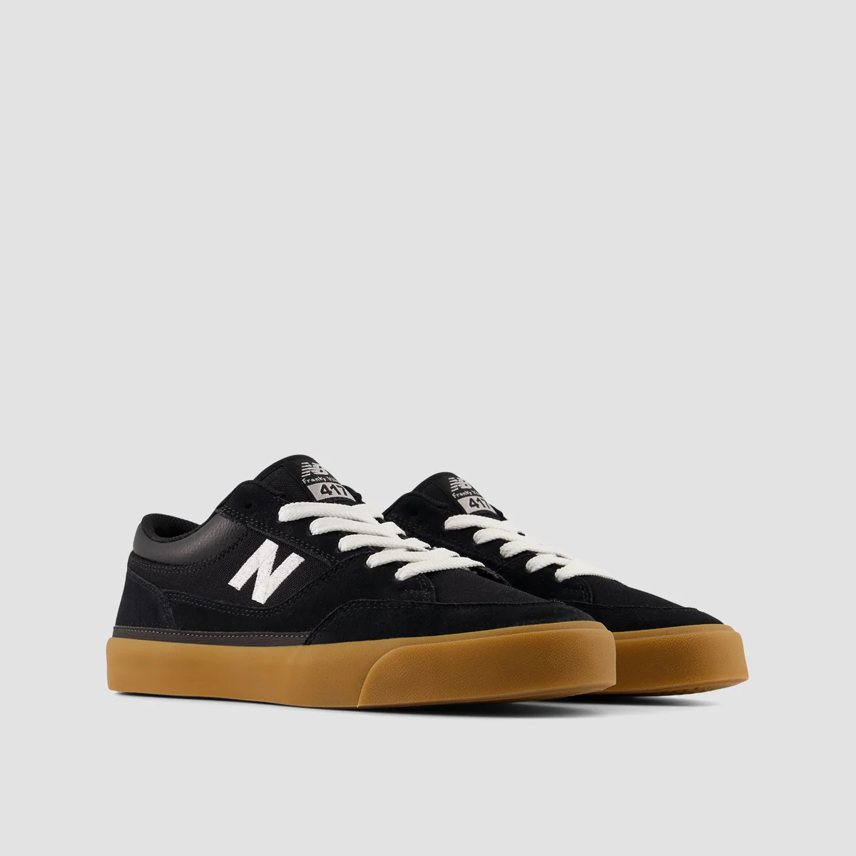 New Balance Numeric Franky Villani 417 Low Shoes - Black/NB 103 White - Image 2