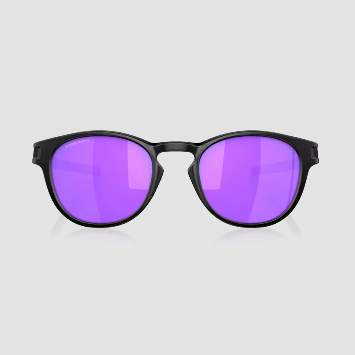 Oakley Latch Sunglasses Matte Black/Prizm Violet 53L - Image 2