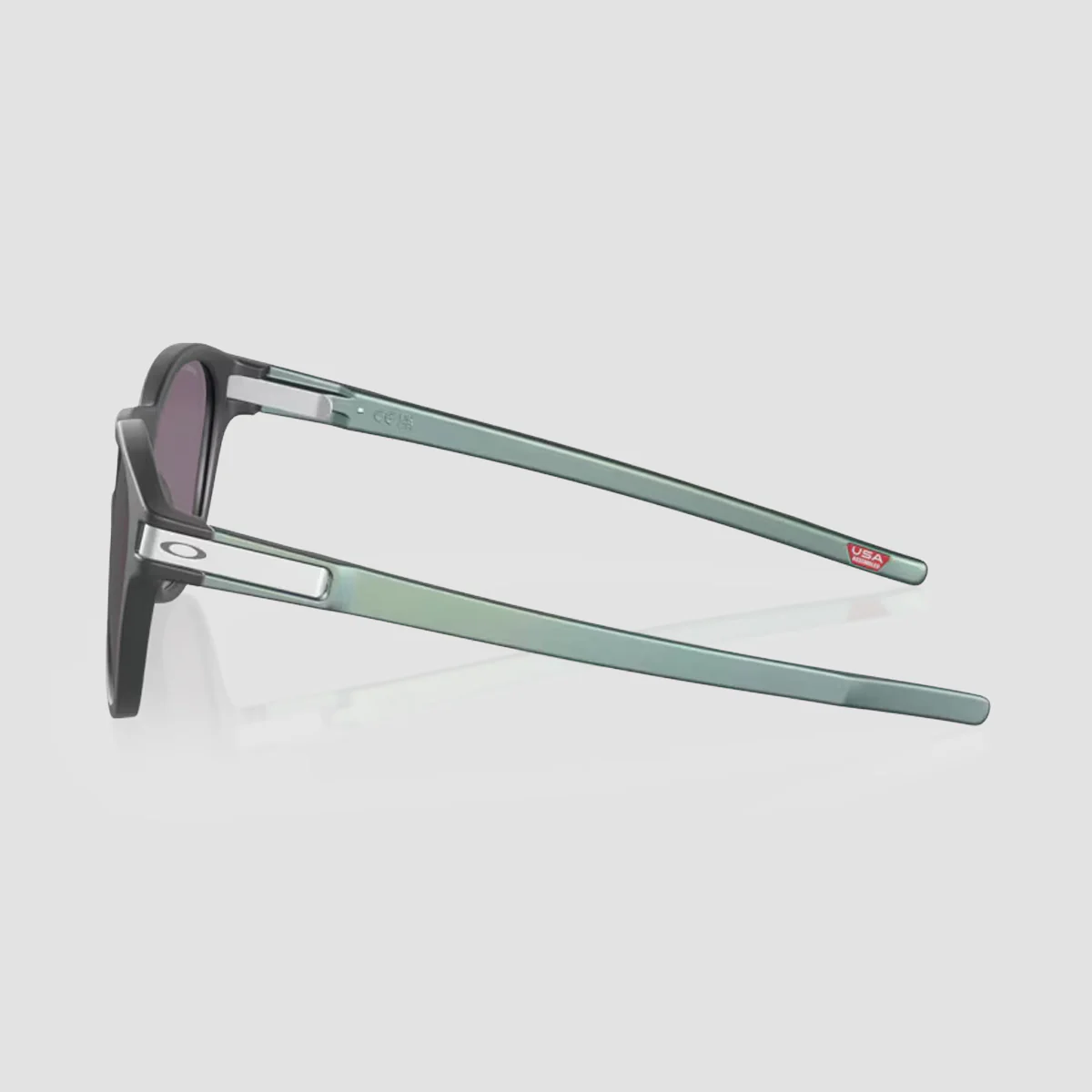 Oakley Latch Sunglasses Matte Carbon/Prizm Grey 53L - Image 3