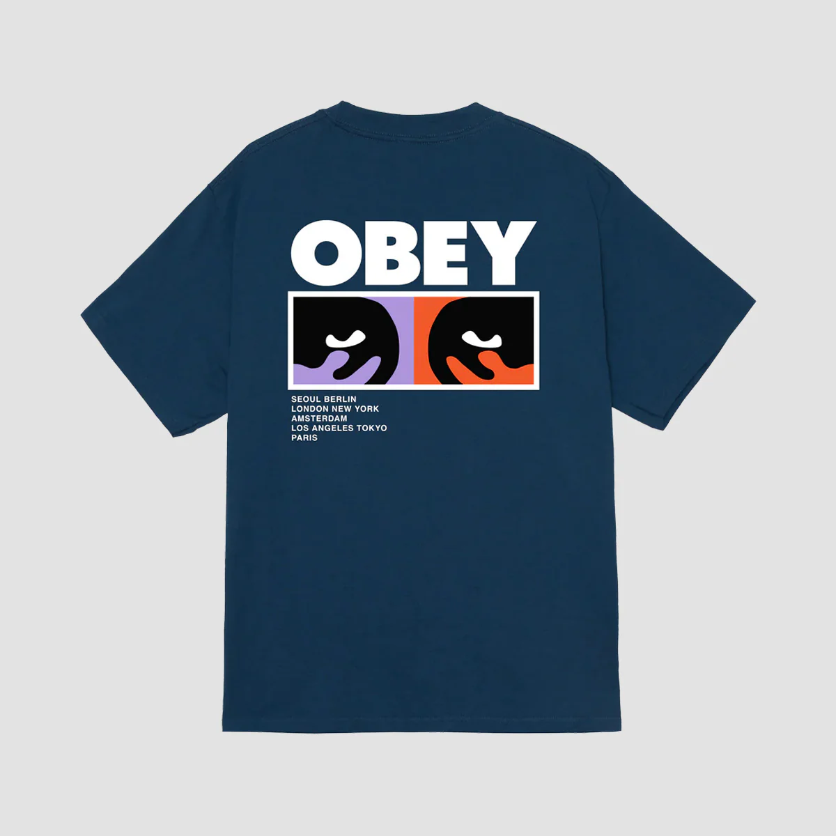 OBEY Always Watching T-Shirt Harbor Blue