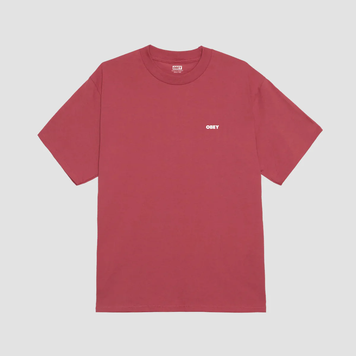 OBEY Wrong Path T-Shirt Mineral Red - Image 2