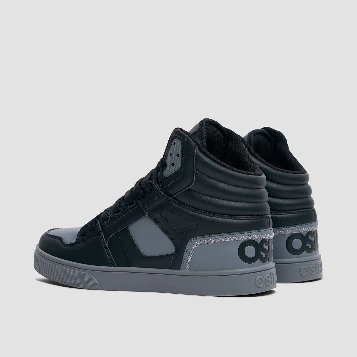 Osiris Clone High Top Shoes - Black/Grey/Grey - Image 3