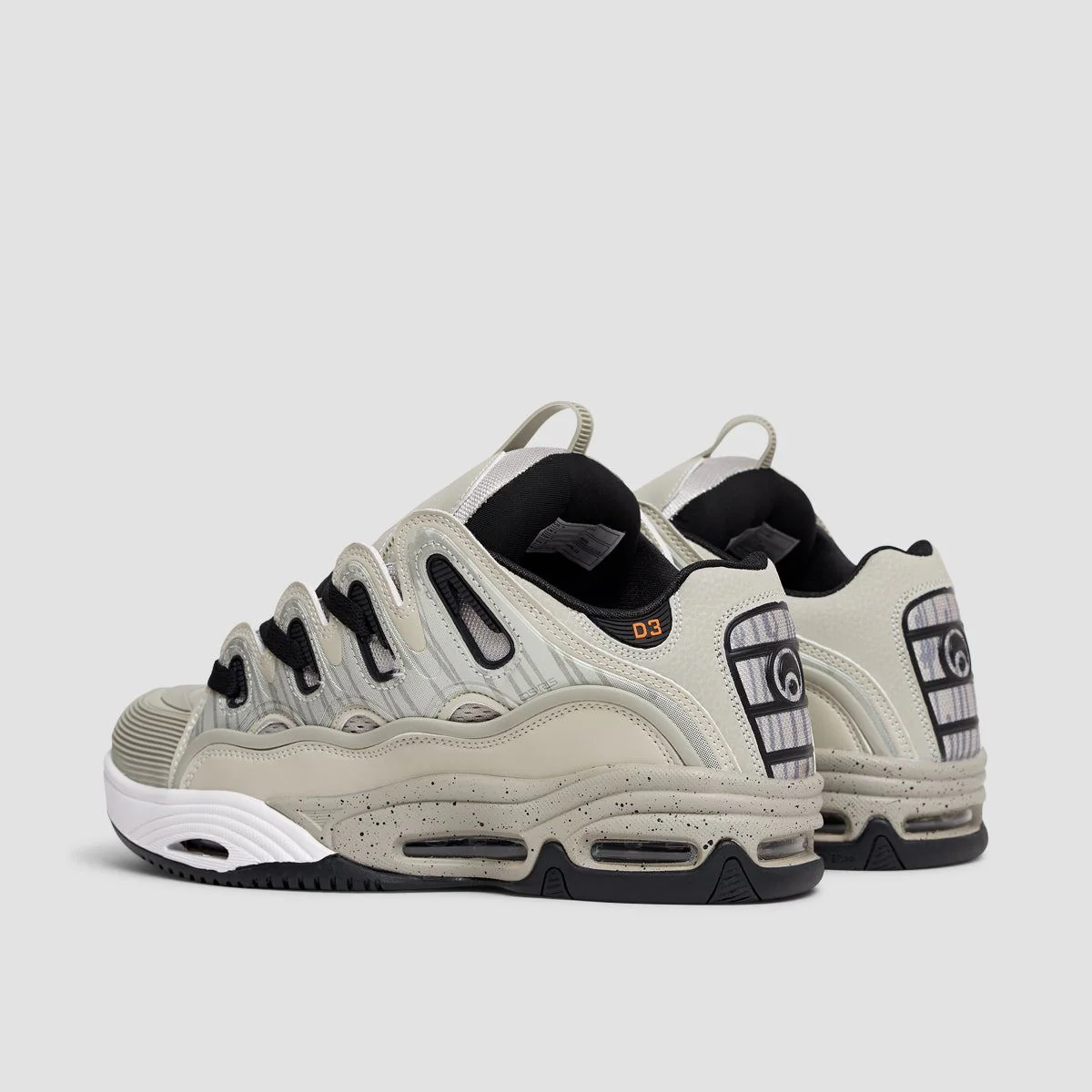 Osiris D3 2001 Shoes - Grey/Orange/Black - Kids - Image 3