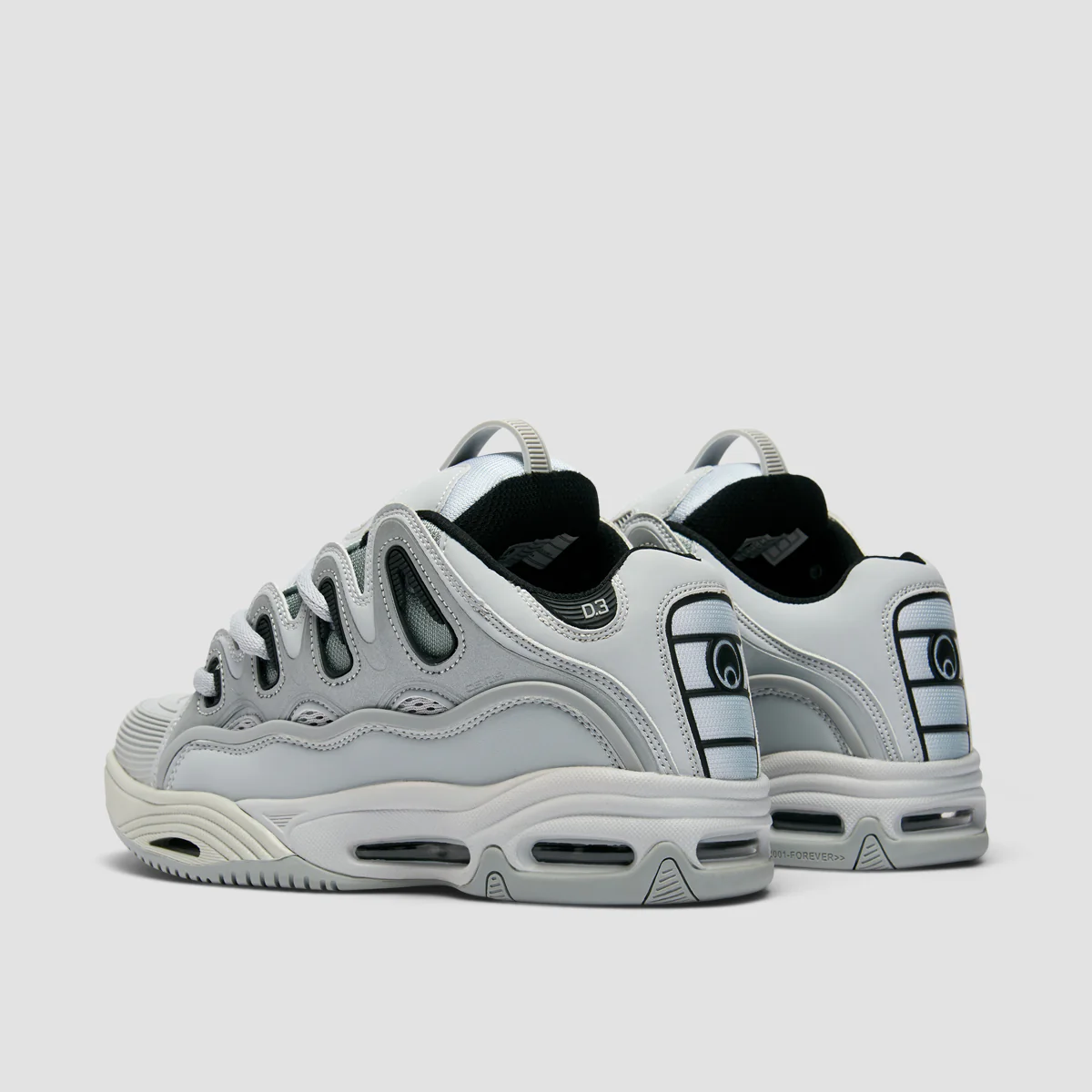 Osiris D3 2001 Shoes - Grey/Black/Grey - Image 3