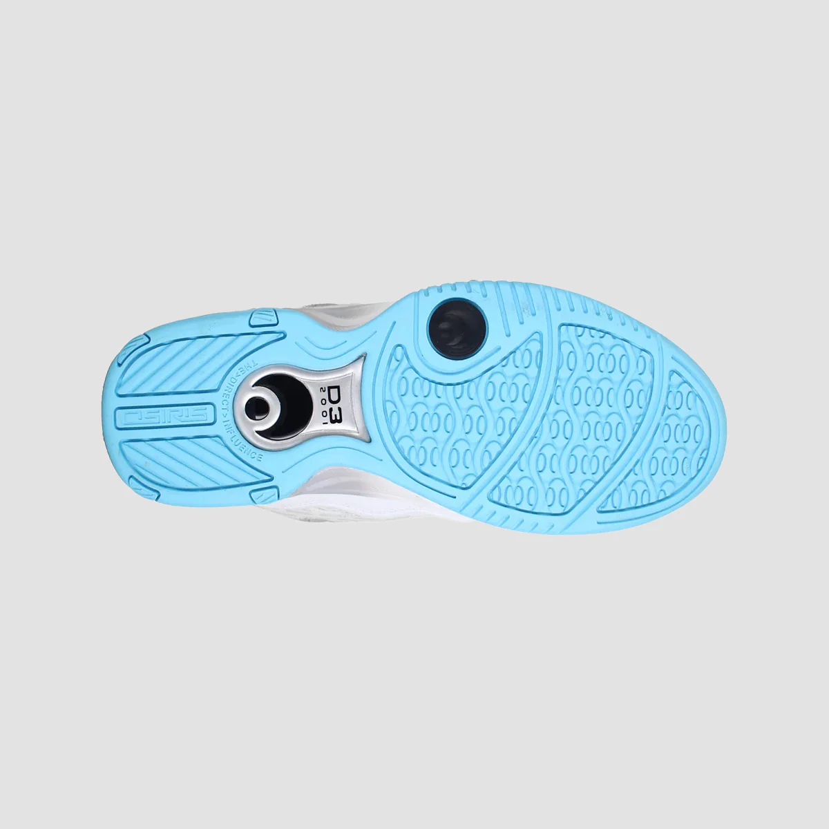 Osiris D3 2001 Shoes - White/Grey/Baby Blue - Image 4