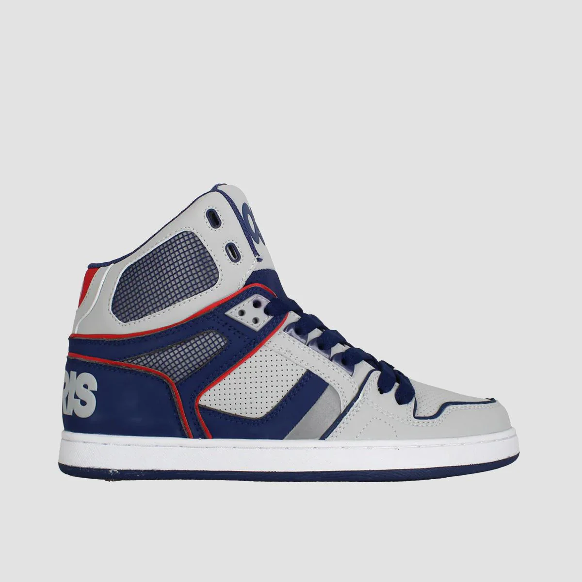 Osiris NYC 83 CLK High Top Shoes - Navy/Grey/Red
