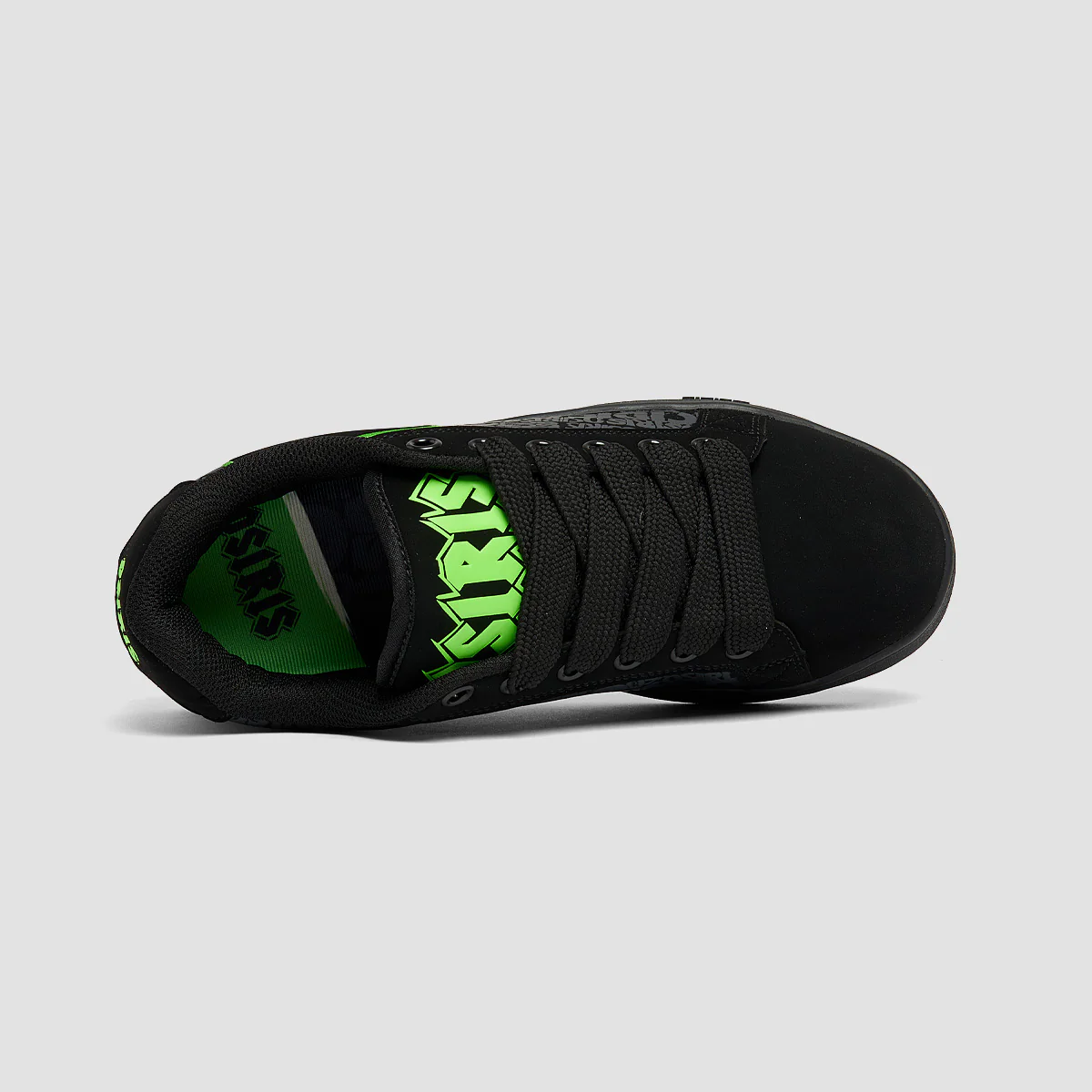 Osiris Troma ALT Shoes - Black/Black/Green - Image 5