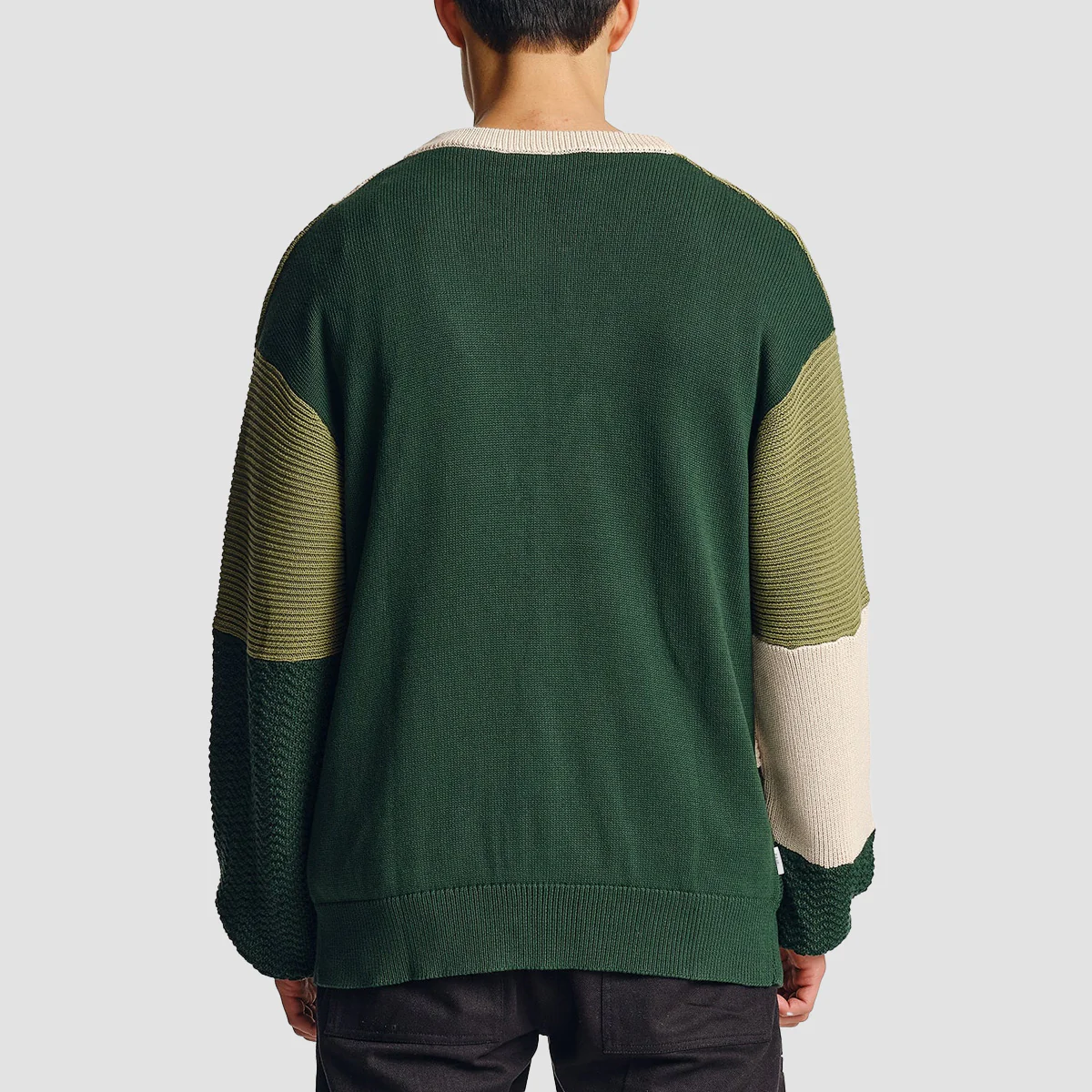 Parlez Flinton Knit Cardigan Kelp Green - Image 2