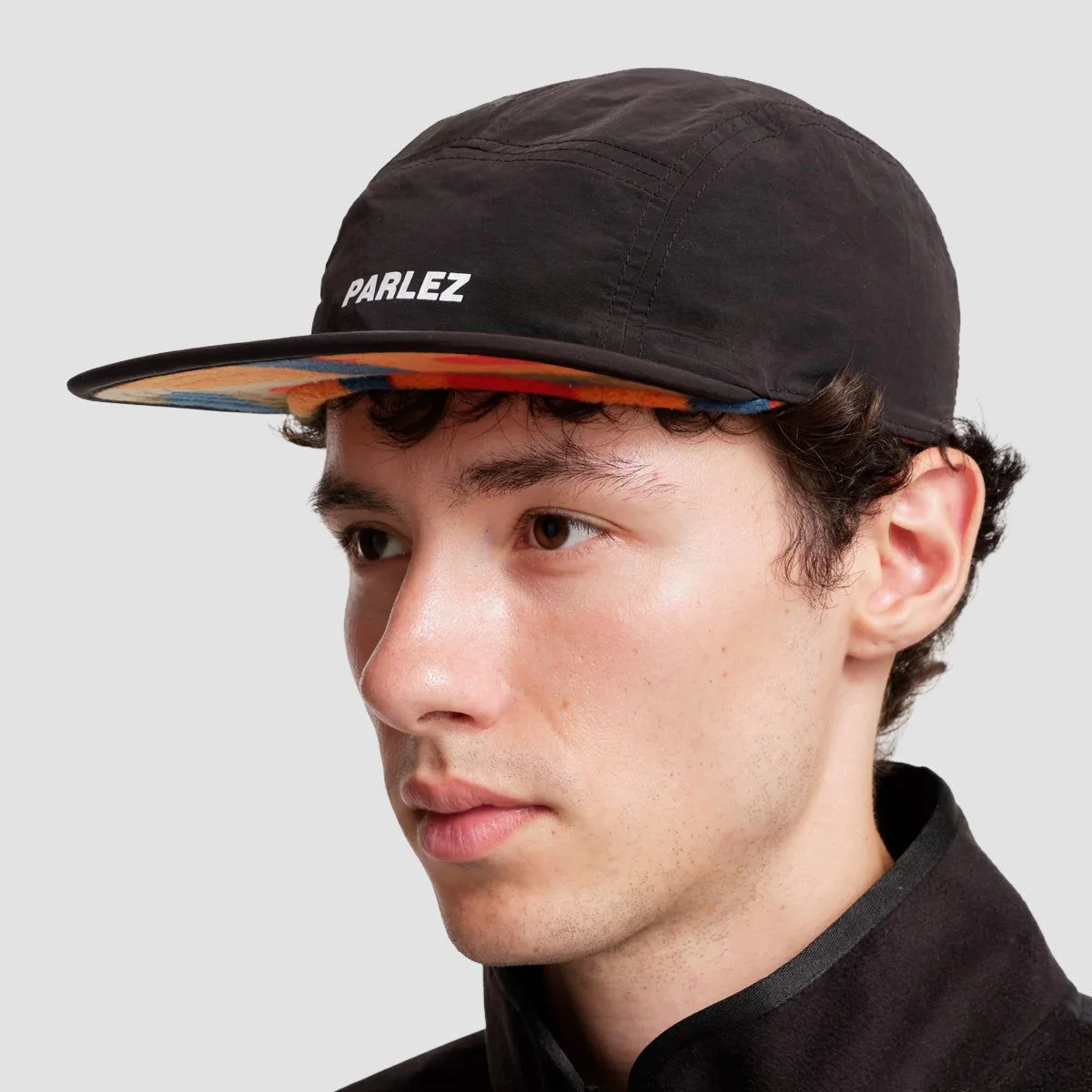 Parlez Jam 5 Panel Reversible Cap Black - Image 3