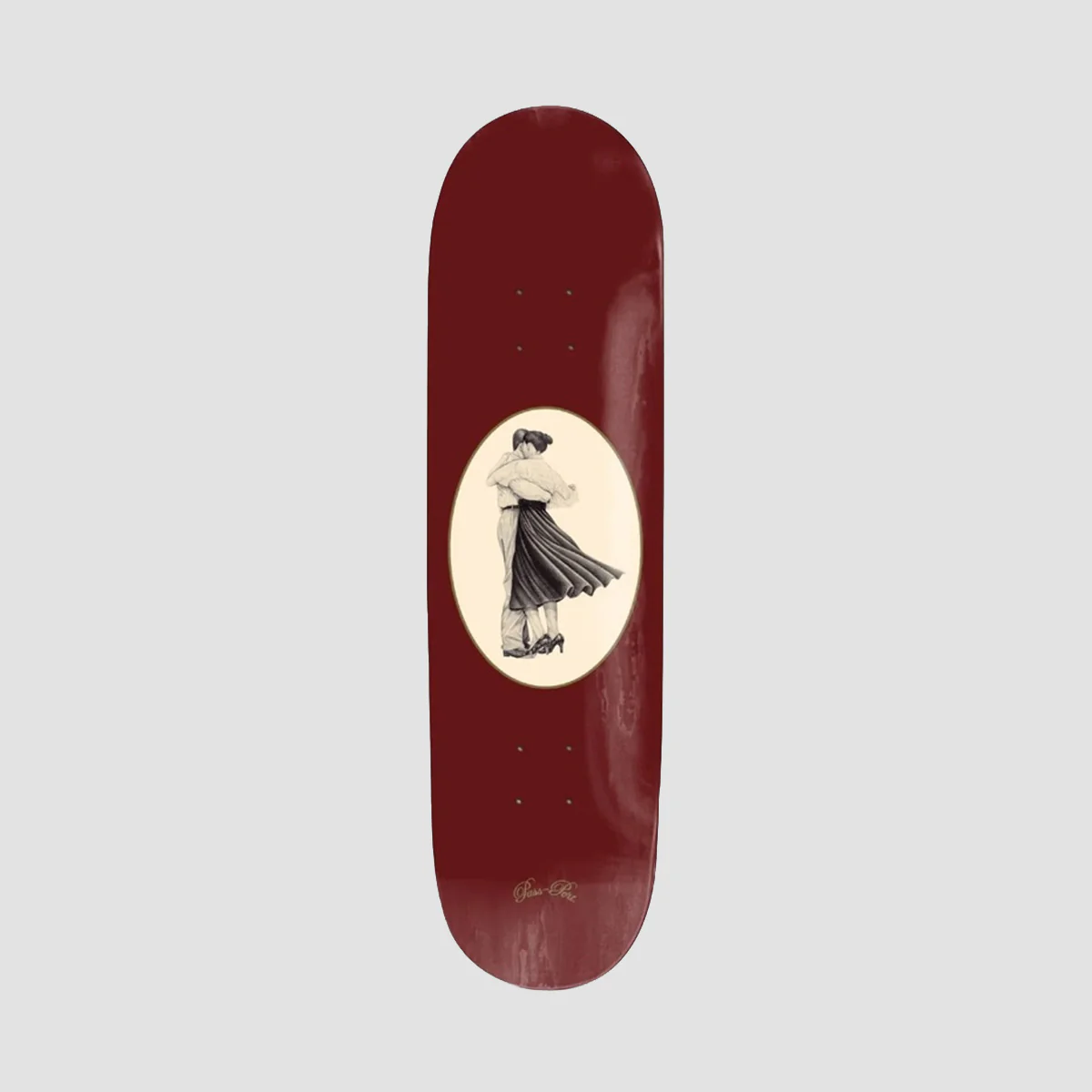 PASS-PORT Dancer Series Skateboard Deck Red - 8"