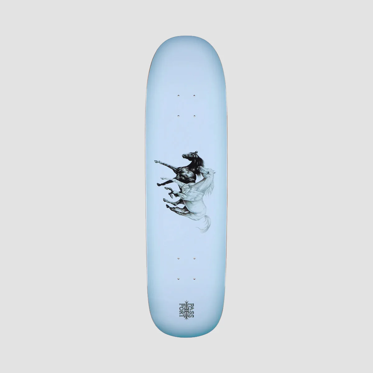 PASS-PORT Horses By Jesse Olsen Brumbies Softie Skateboard Deck - 8.6"
