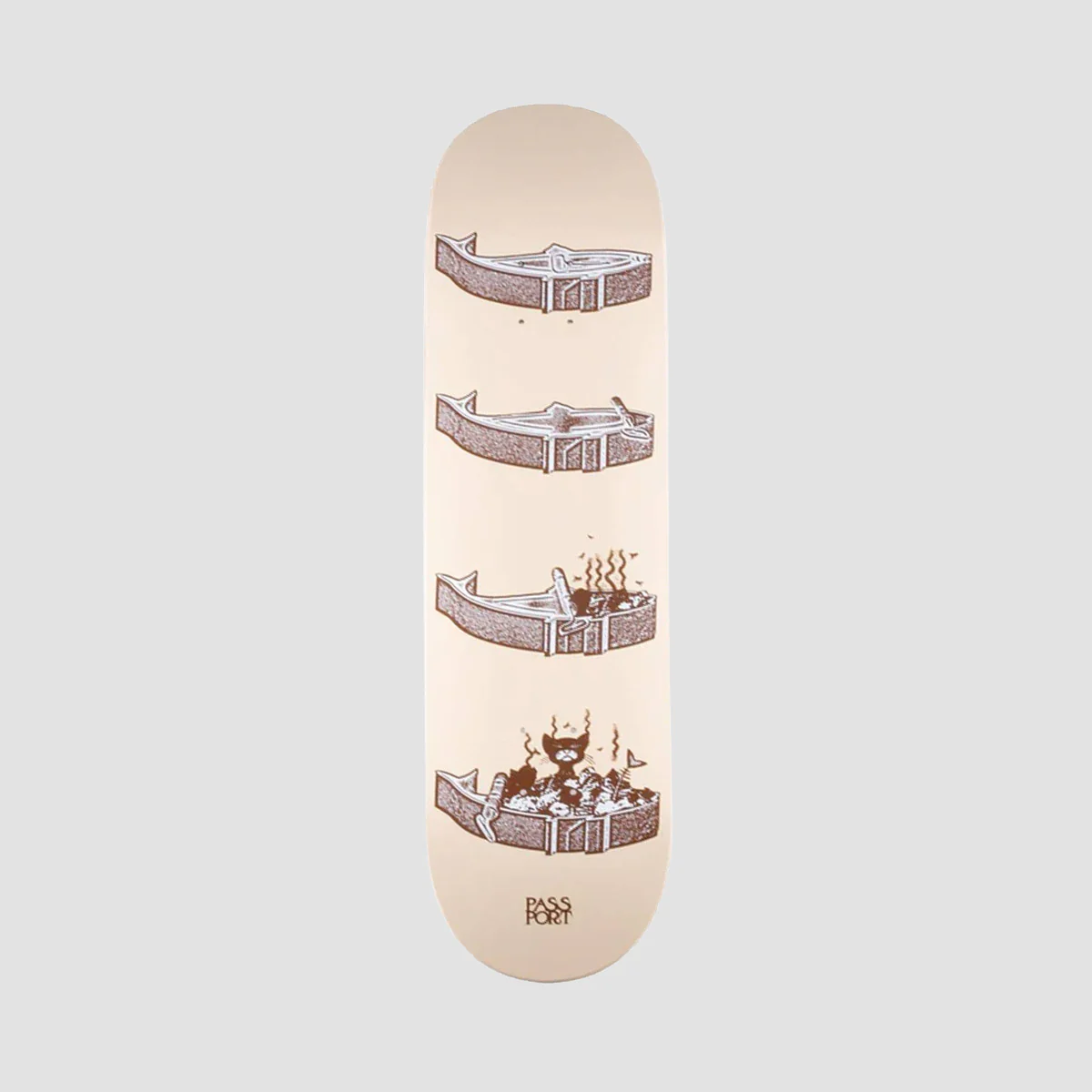 PASS-PORT Tinned Series Cat Skateboard Deck - 8.38"