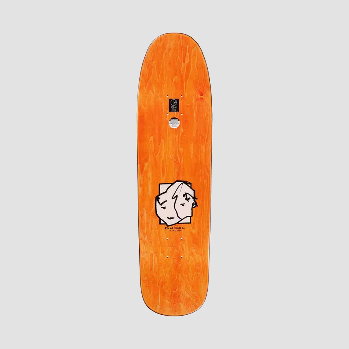 Polar Aaron Herrington Twisted 1991 Jr Skateboard Deck - 8.65" - Image 2