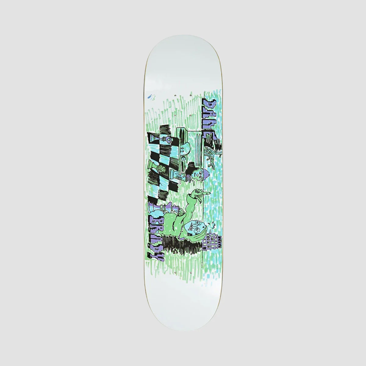 Polar Dane Brady Checkmate Skateboard Deck - 8"