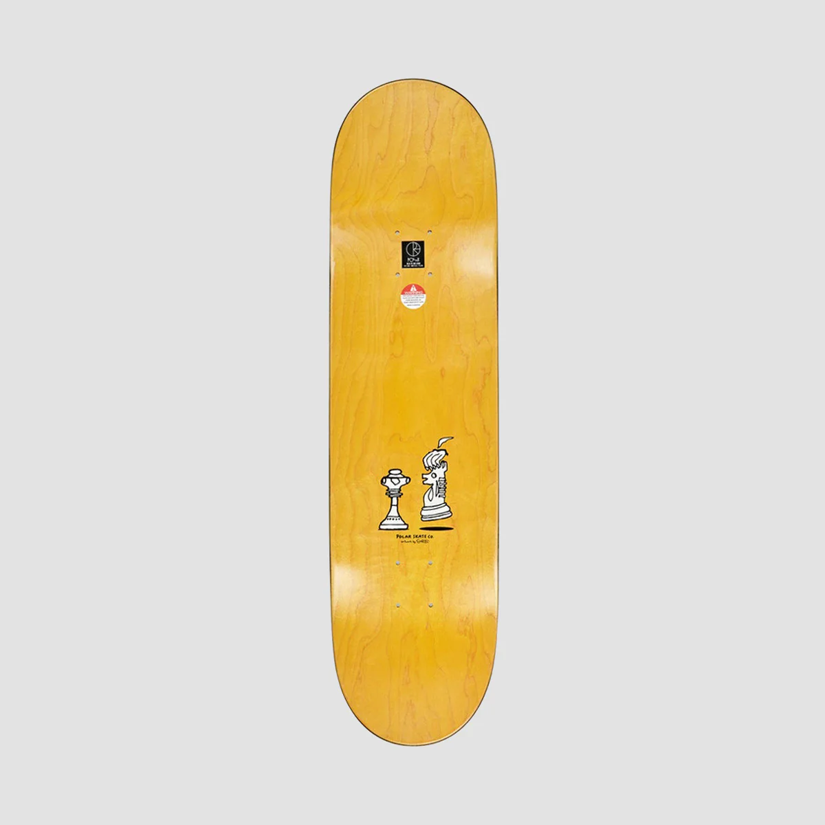 Polar Dane Brady Checkmate Skateboard Deck - 8" - Image 2