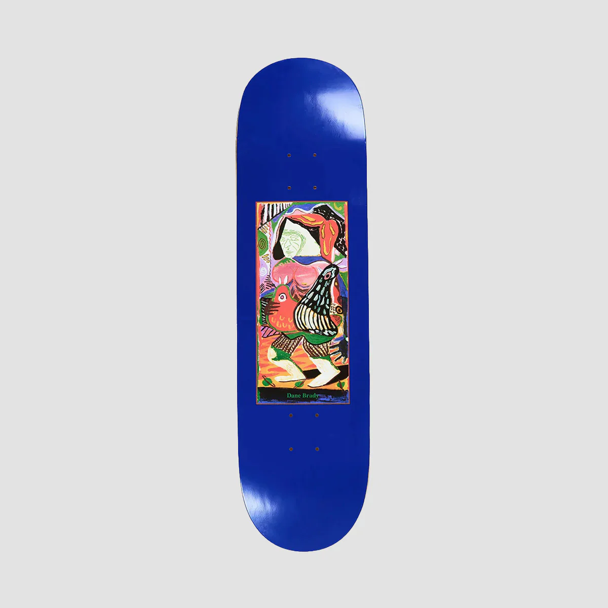 Polar Dane Brady Pigeons Skateboard Deck Purple - 8.5"