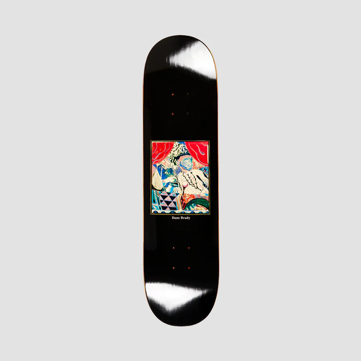 Polar Dane Brady Time Travelers Skateboard Deck Brown - 8.25"