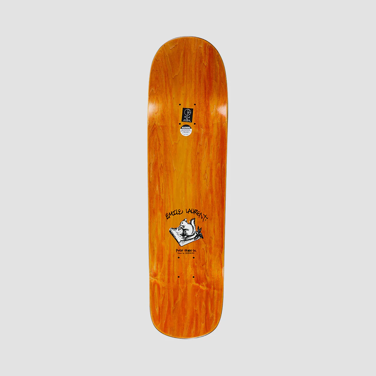 Polar Emile Laurent Burnside 2084 P8 Skateboard Deck - 8.8" - Image 2