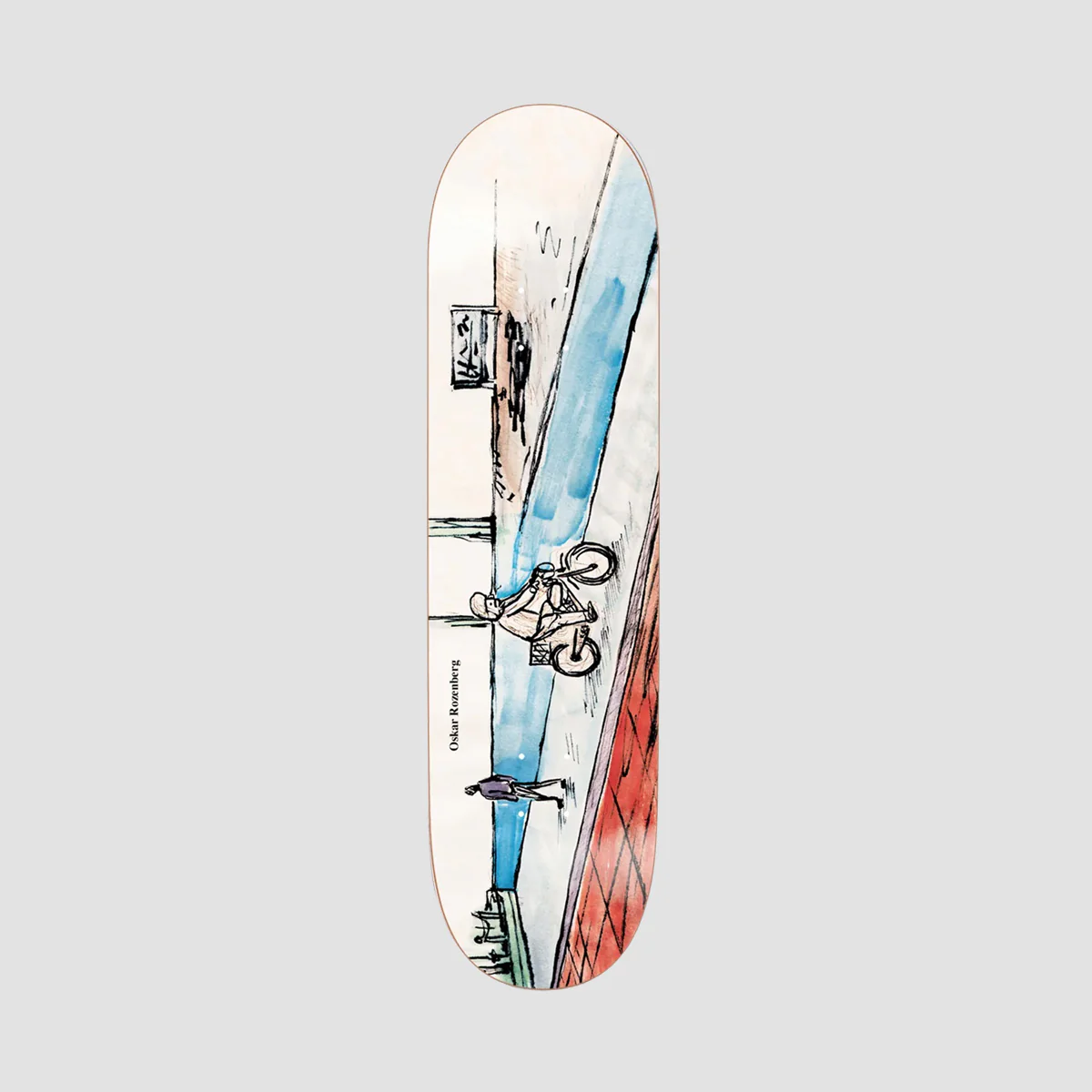 Polar Oskar Rozenberg West Harbour Skateboard Deck - 7.875"