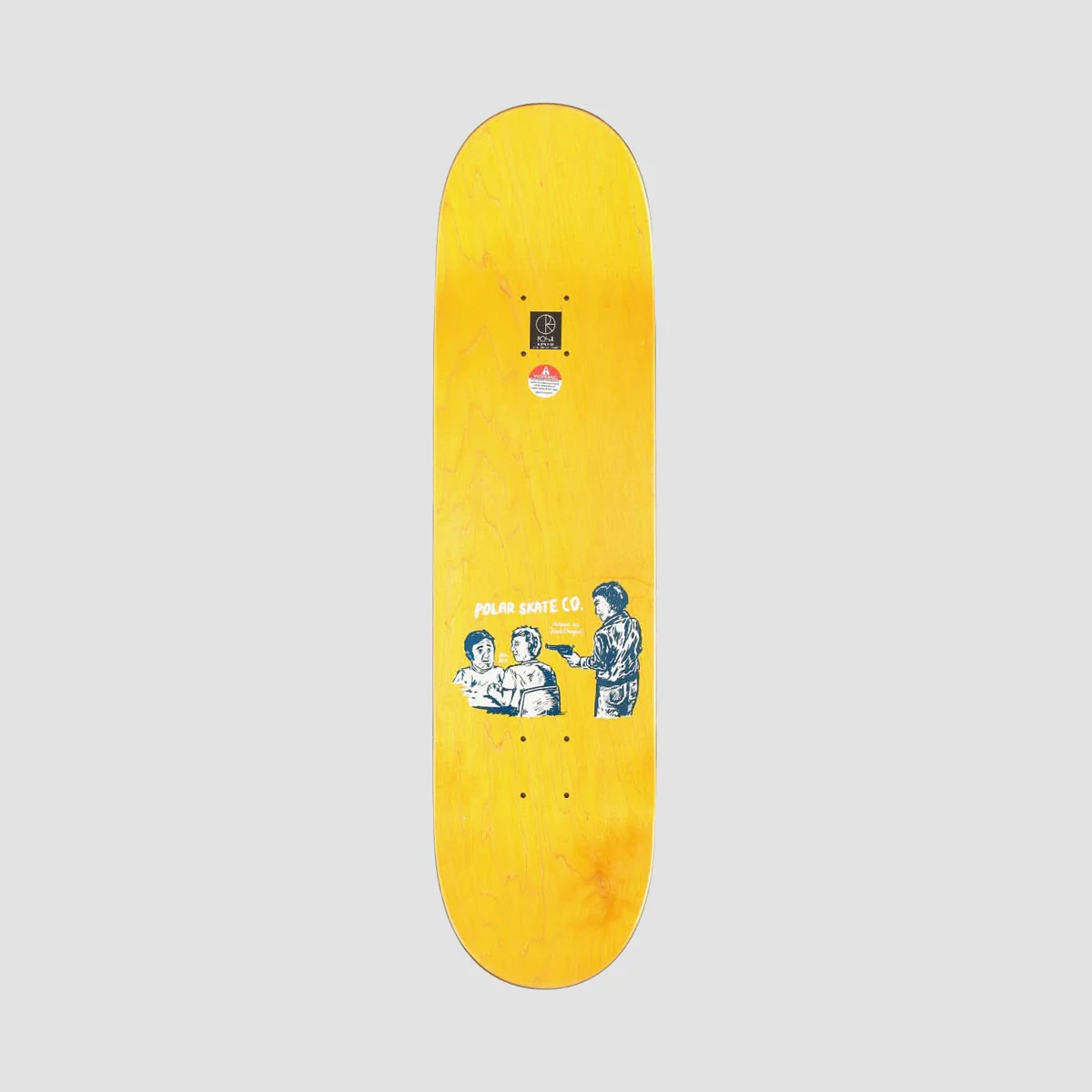 Polar Paul Grund Cold Streak Skateboard Deck Dark Green - 8" - Image 2