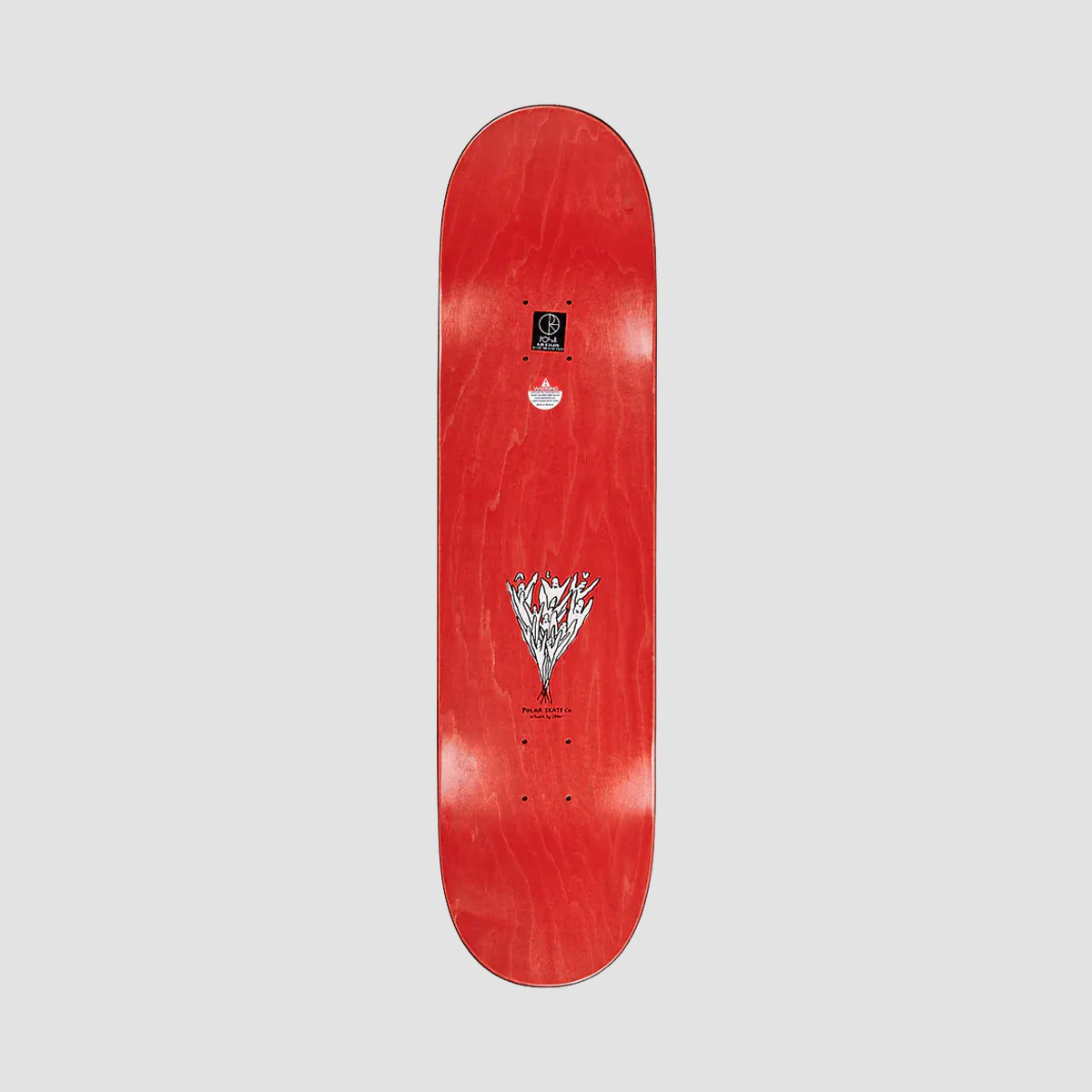 Polar Team Heaven Skateboard Deck Blue - 8.125" - Image 2